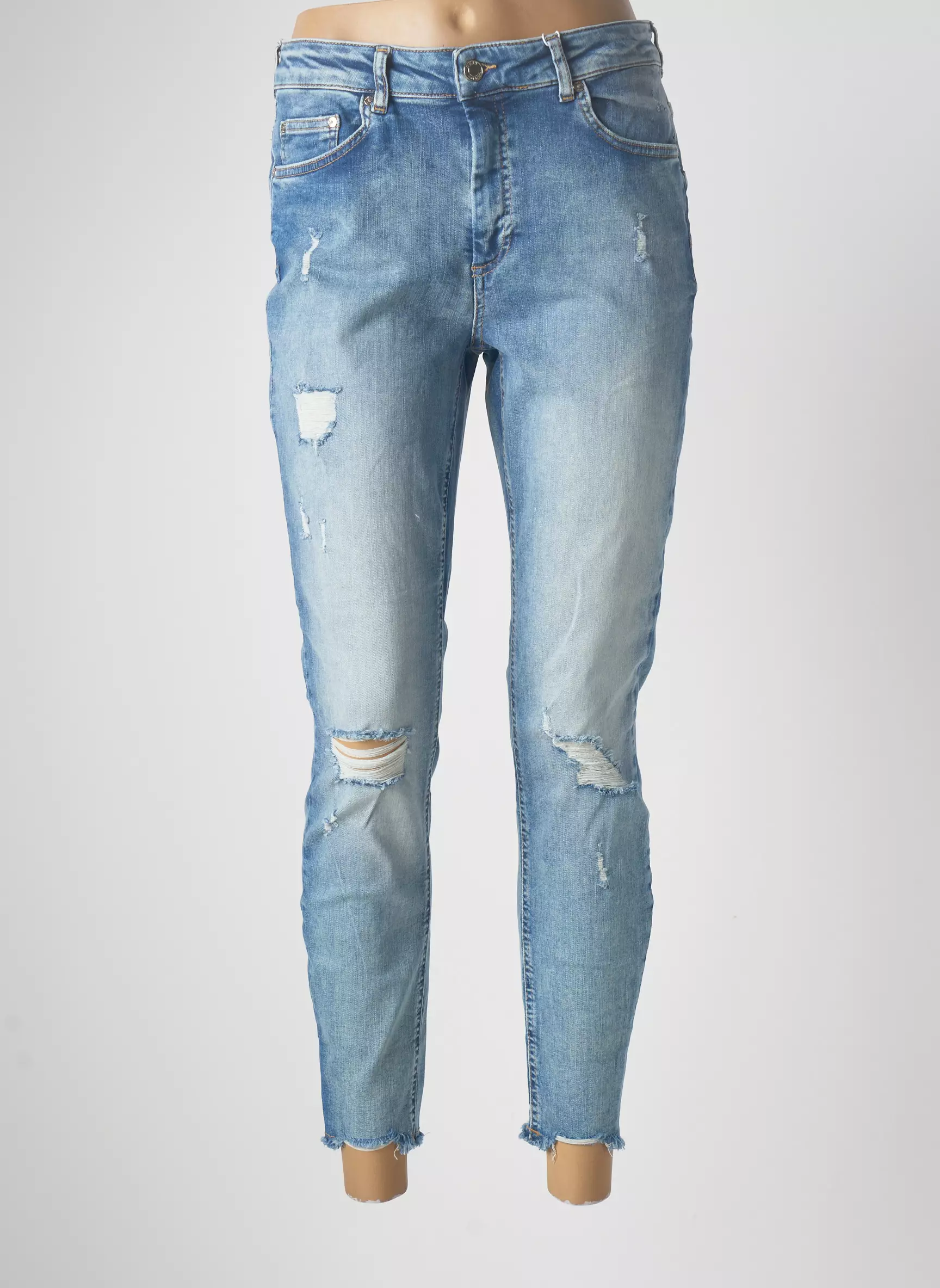 Only Jeans Skinny Femme couleur bleu