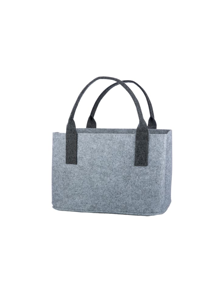GMD Living Filztasche Katzenmotiv in Hellgrau günstig kaufen onesize