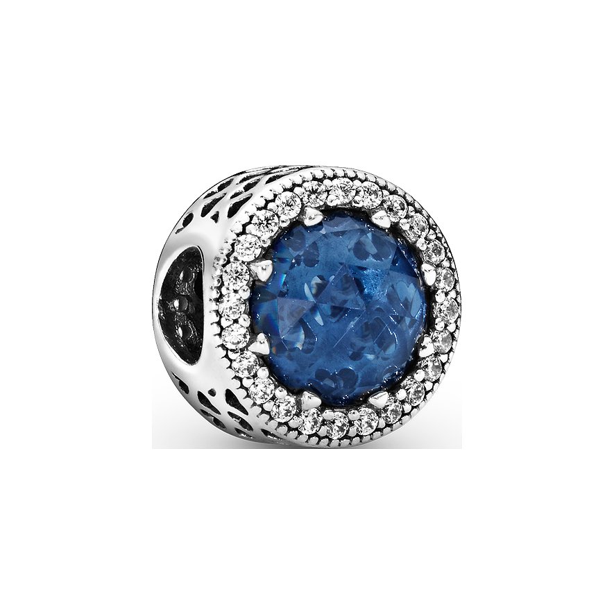 Pandora Charm Moments Funkelnd Dunkel Blau