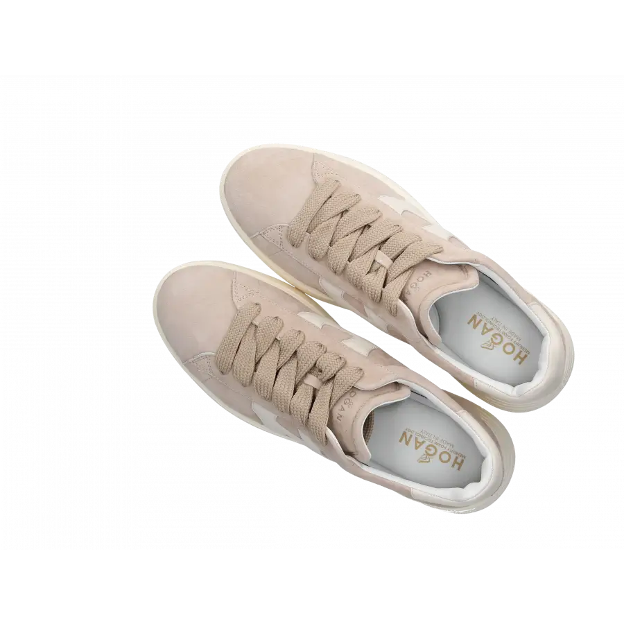 Hogan - Sneaker low HXW562 Veloursleder - beige