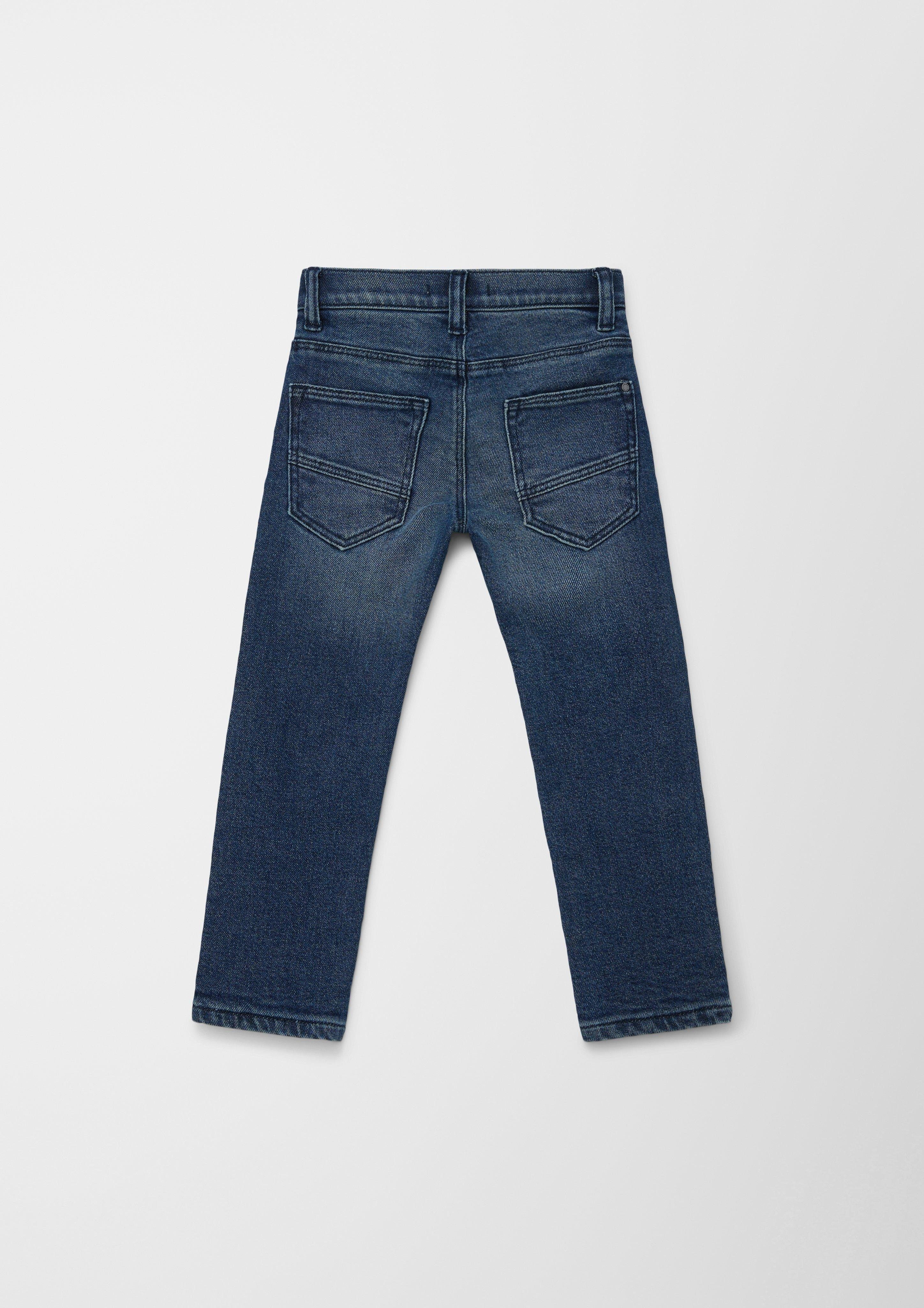 s.Oliver 5-Pocket-Jeans Gefütterte Jeans Pelle / Regular Fit / Mid Rise / Straight Leg Waschung