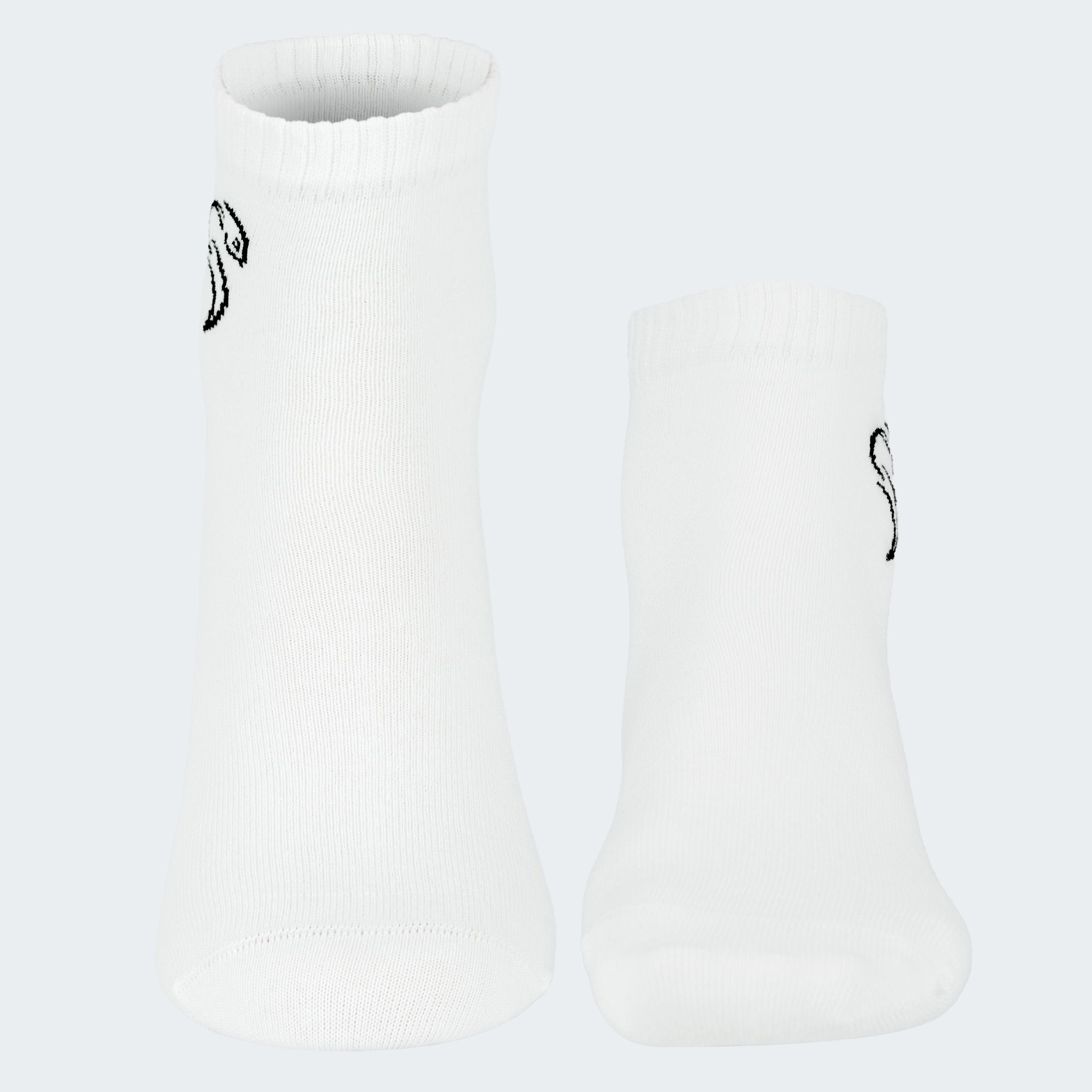 Black Snake 3-Pack White Pure Comfort Quarter Sneakersocken