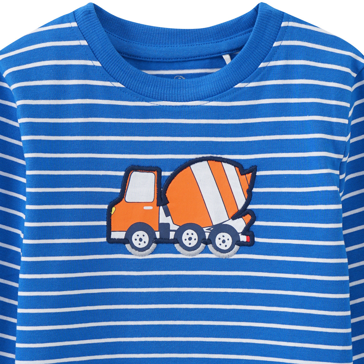 Kinder Langarmshirt mit LKW-Applikation