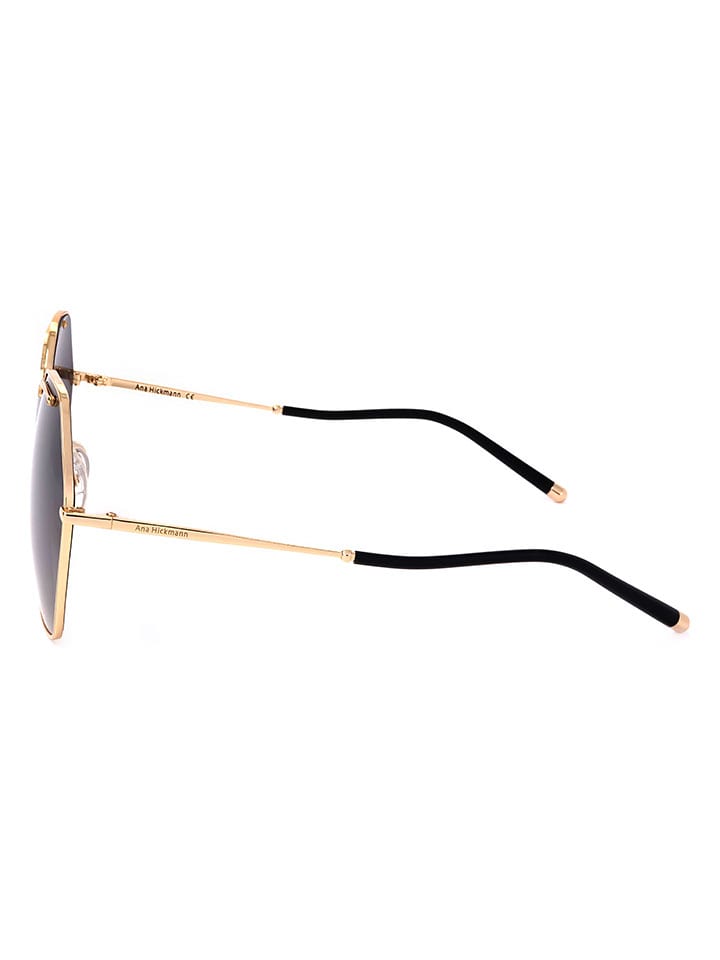 Ana Hickmann Damen-Sonnenbrille in Schwarz/ Gold günstig kaufen 63
