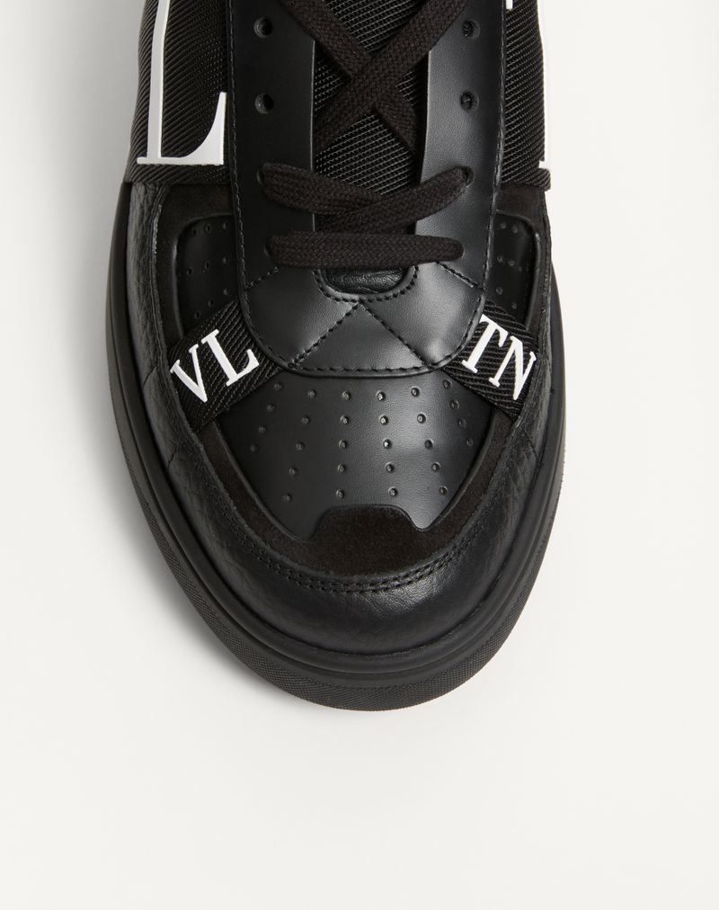 Baskets basses Vl7N en cuir de veau et rubans