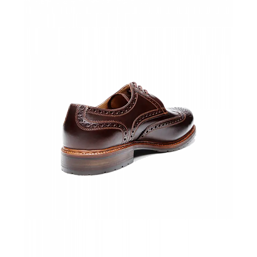 Heinrich Dinkelacker - Businessschuhe Derby JANOSCH K FULL BROGUE H Kalbsleder - braun