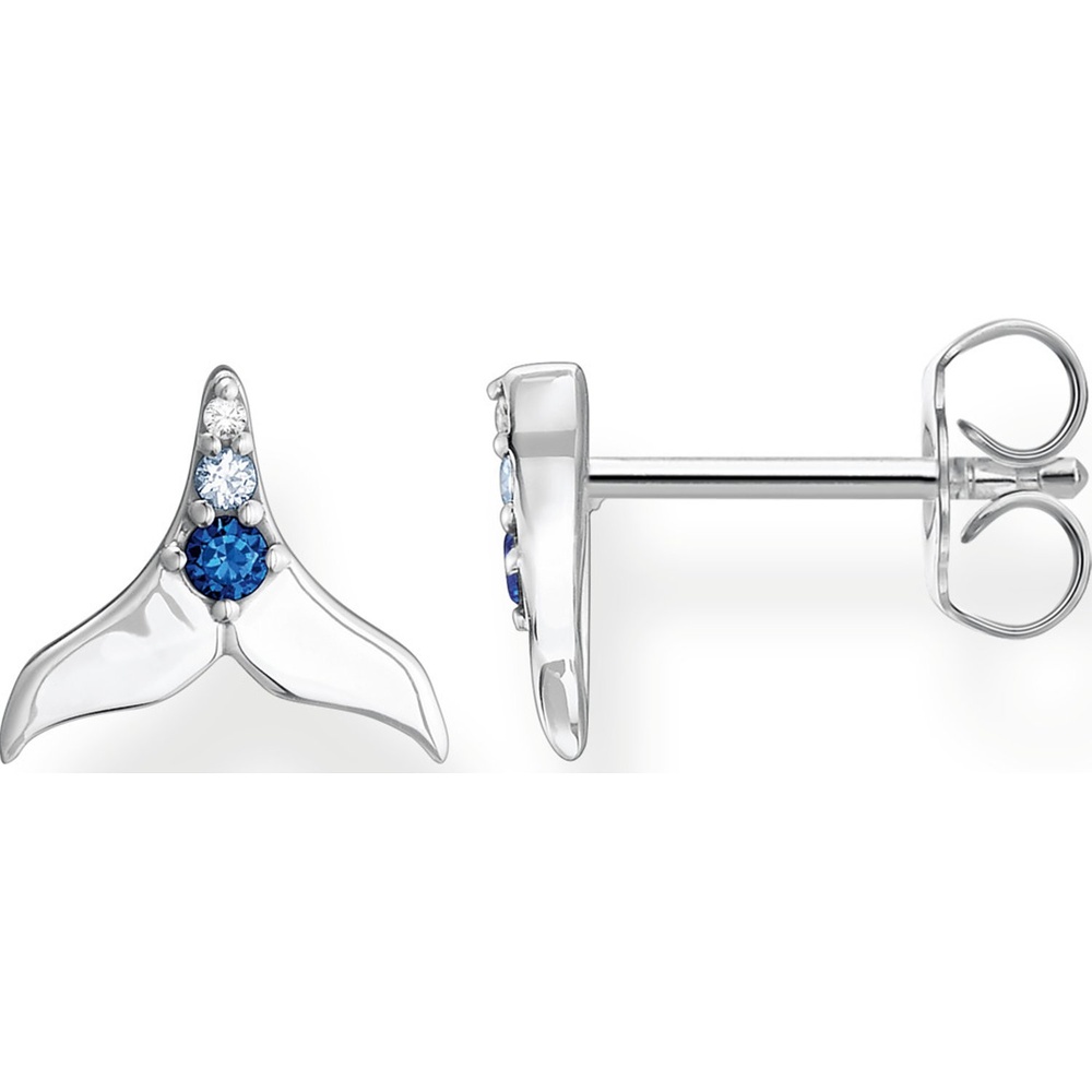 Thomas Sabo Boucles d'oreilles à fermoir à poussette 925 Argent Boucles d'oreilles