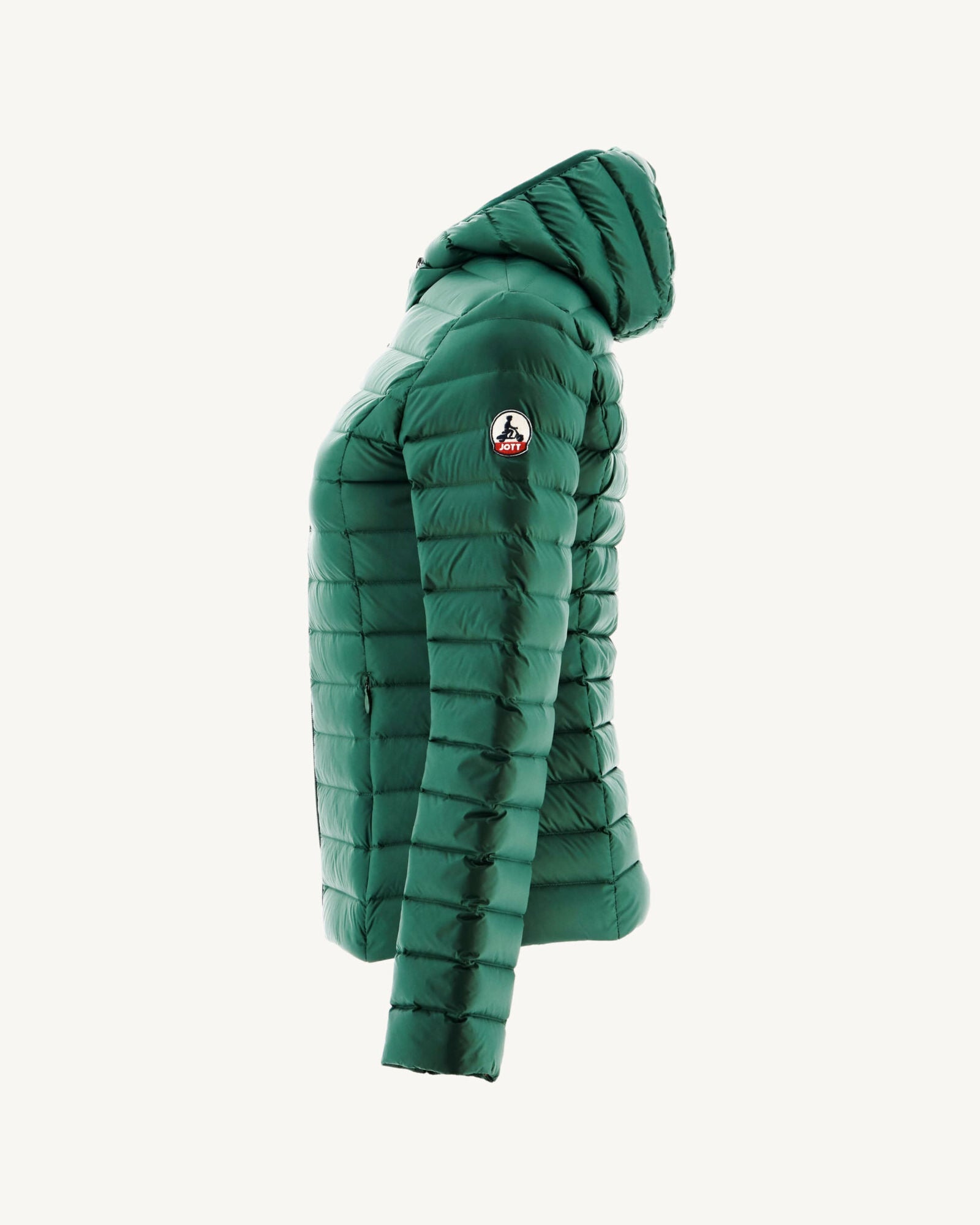 Doudoune légère à capuche Vert foncé Cloe