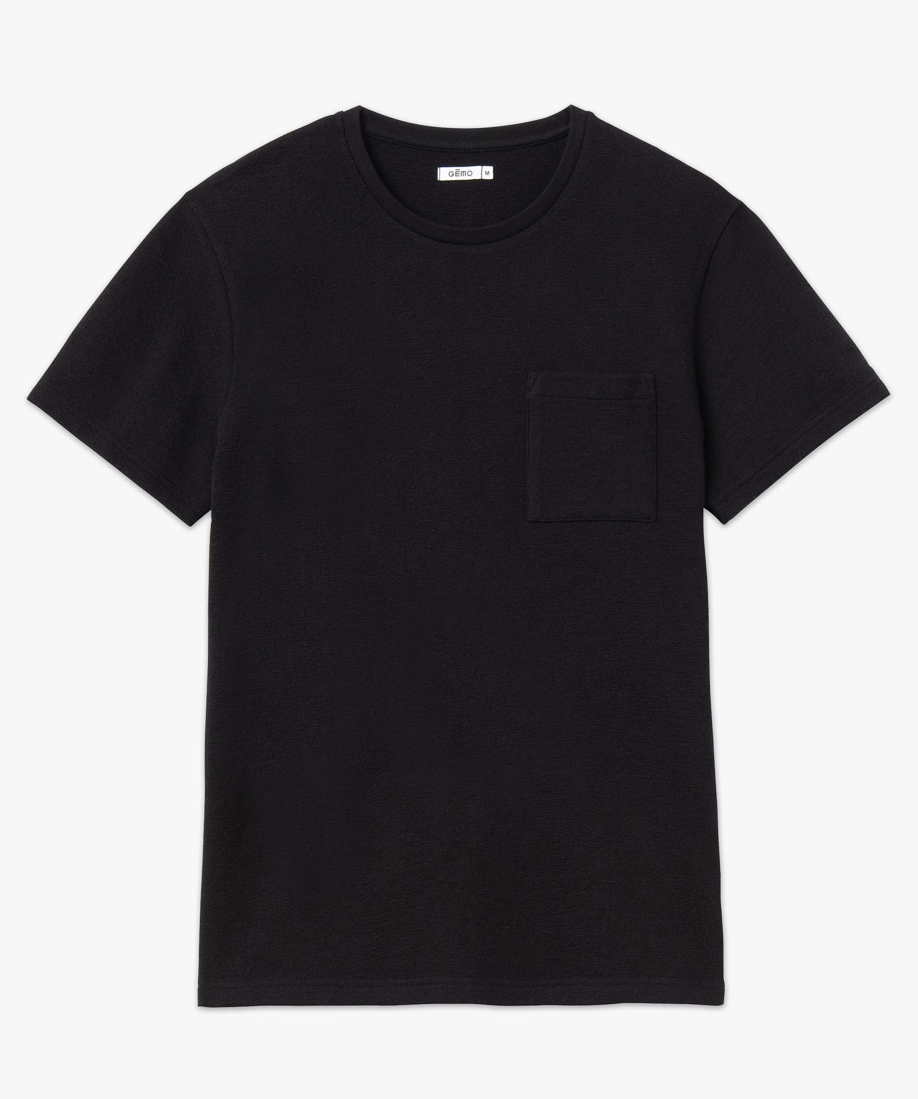Tee-shirt homme à manches courtes en maille épaisse jaune | GEMO