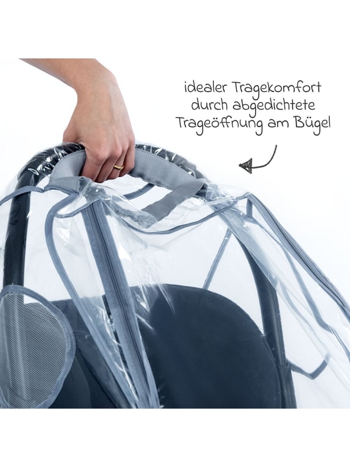 Zamboo Universal Regenschutz für Babyschale mit in grau günstig kaufen onesize