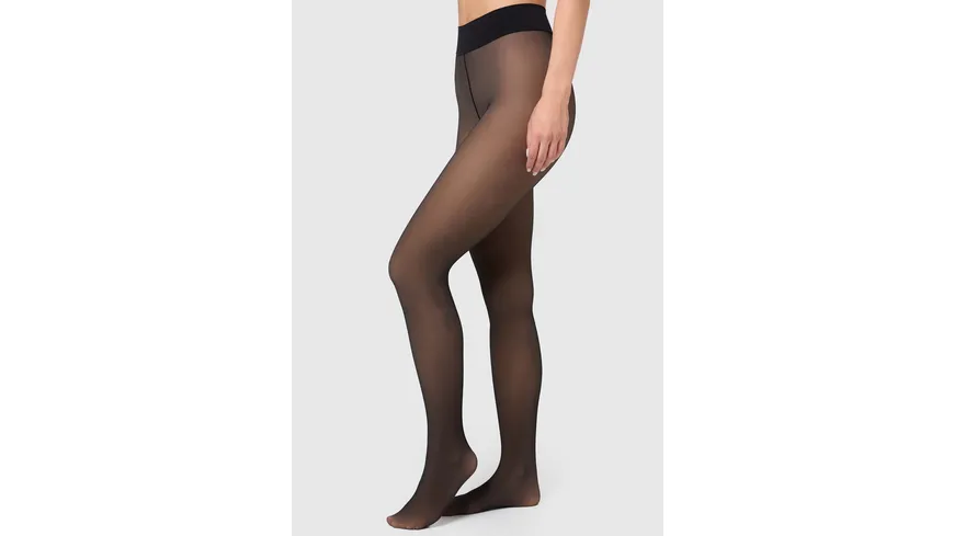 NUR DIE Damen Feinstrumpfhose Warm & Transparent 80 DEN schwarz