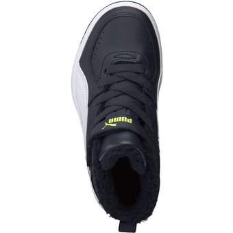 PUMA Rebound Joy Fur PS Sneaker in schwarz