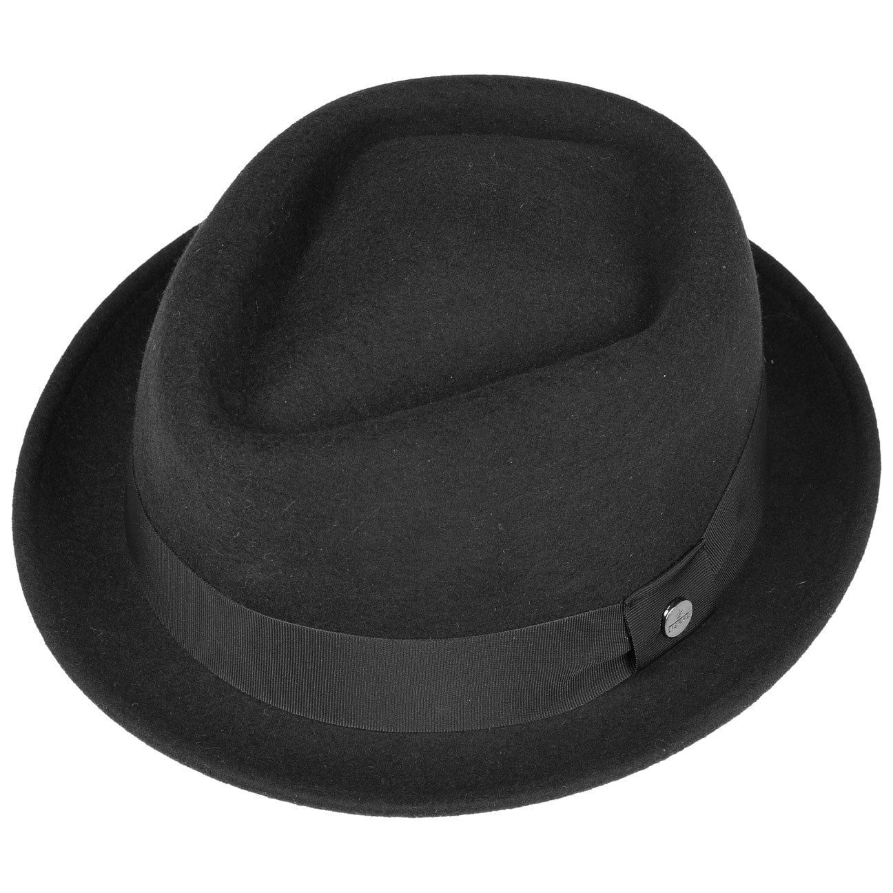 Lierys Fedora (1-St) Fedora mit Ripsband, Made in Italy