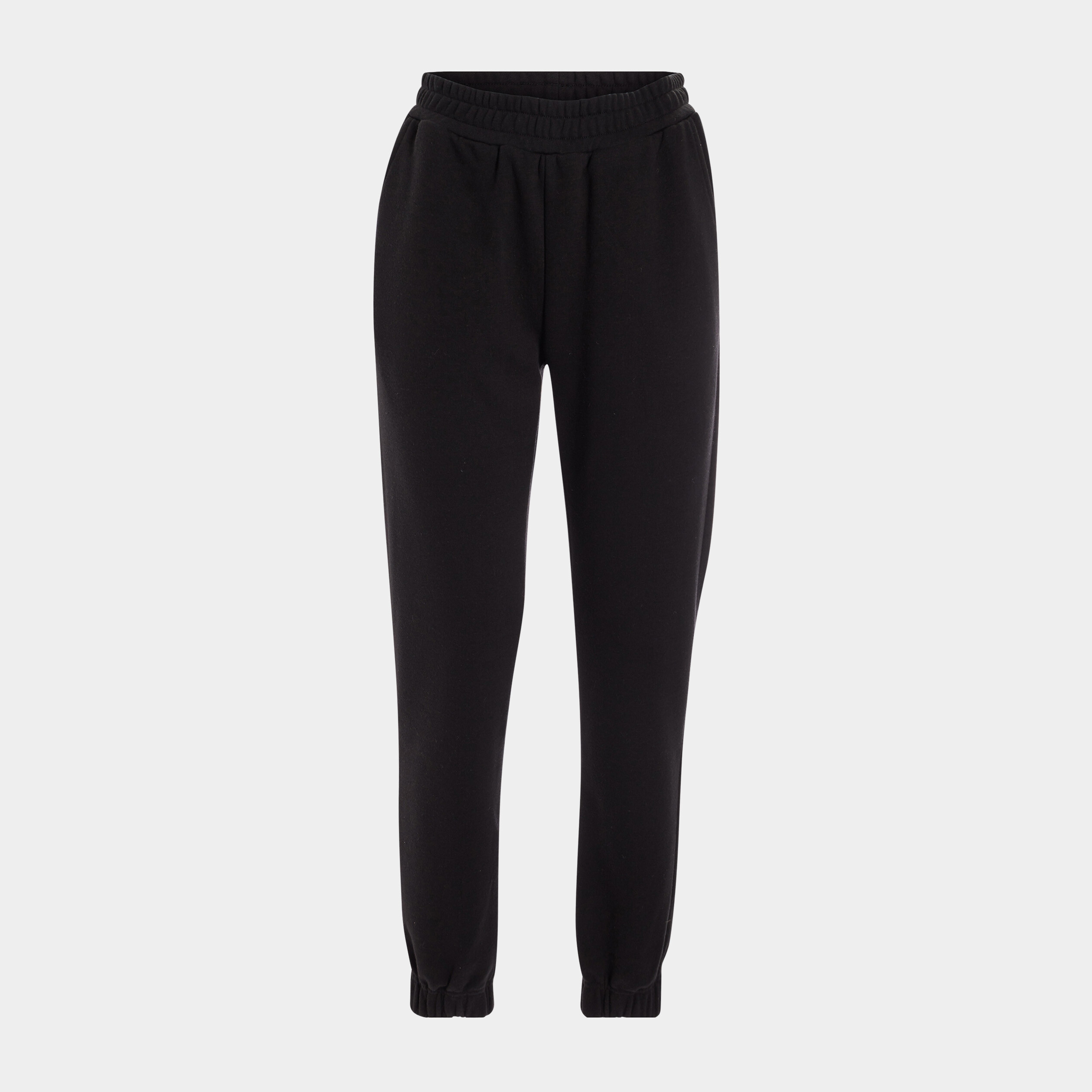 Pantalon jogging slim taille élastiquée noir femme | La Halle