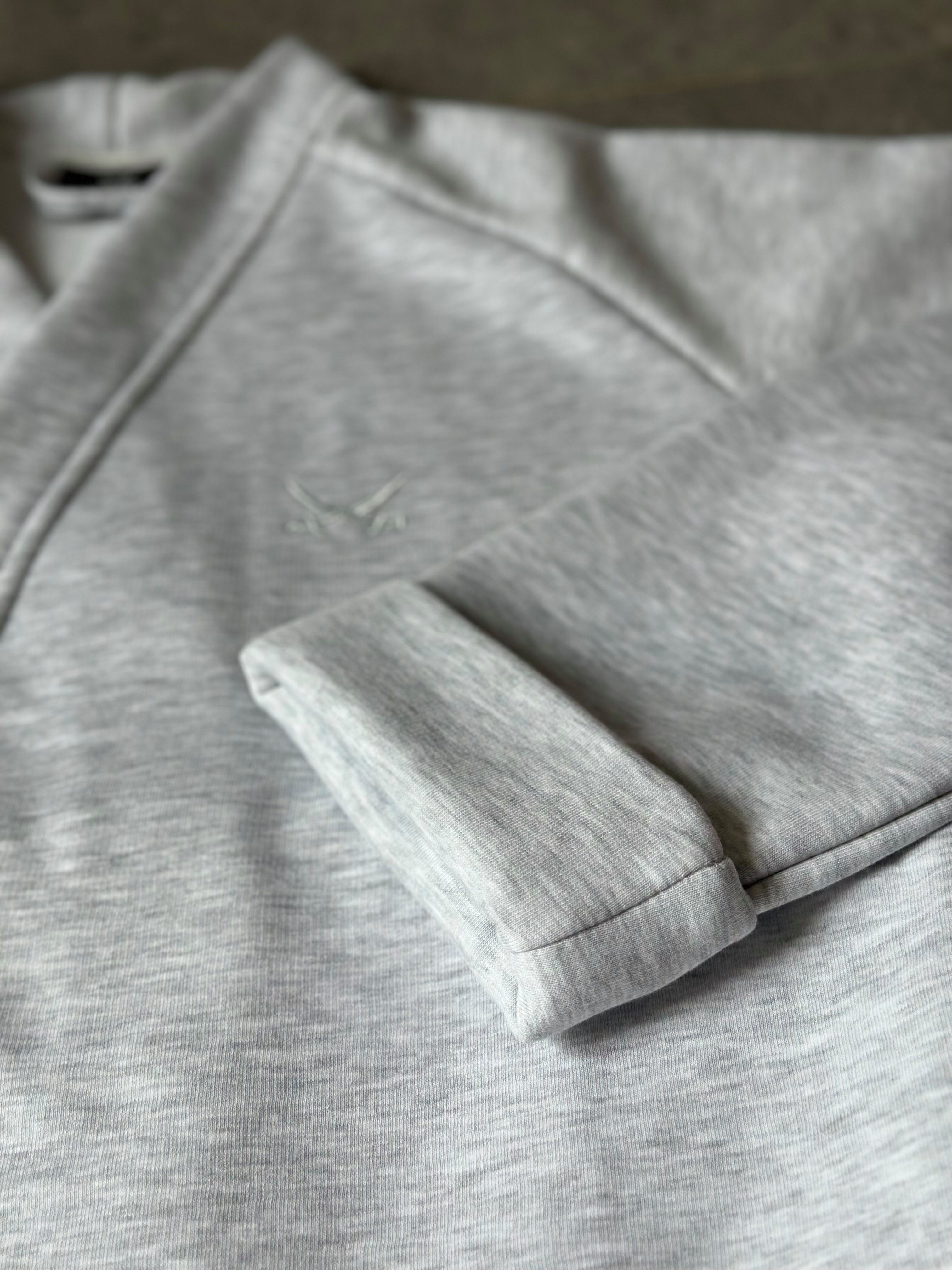 Sansibar Sylt Unisex-Bademantel Hausmantel Damen Herren, Kimonokragen, Gürtel, softe Innenseite, Seitentaschen, formstabiler Gürtel
