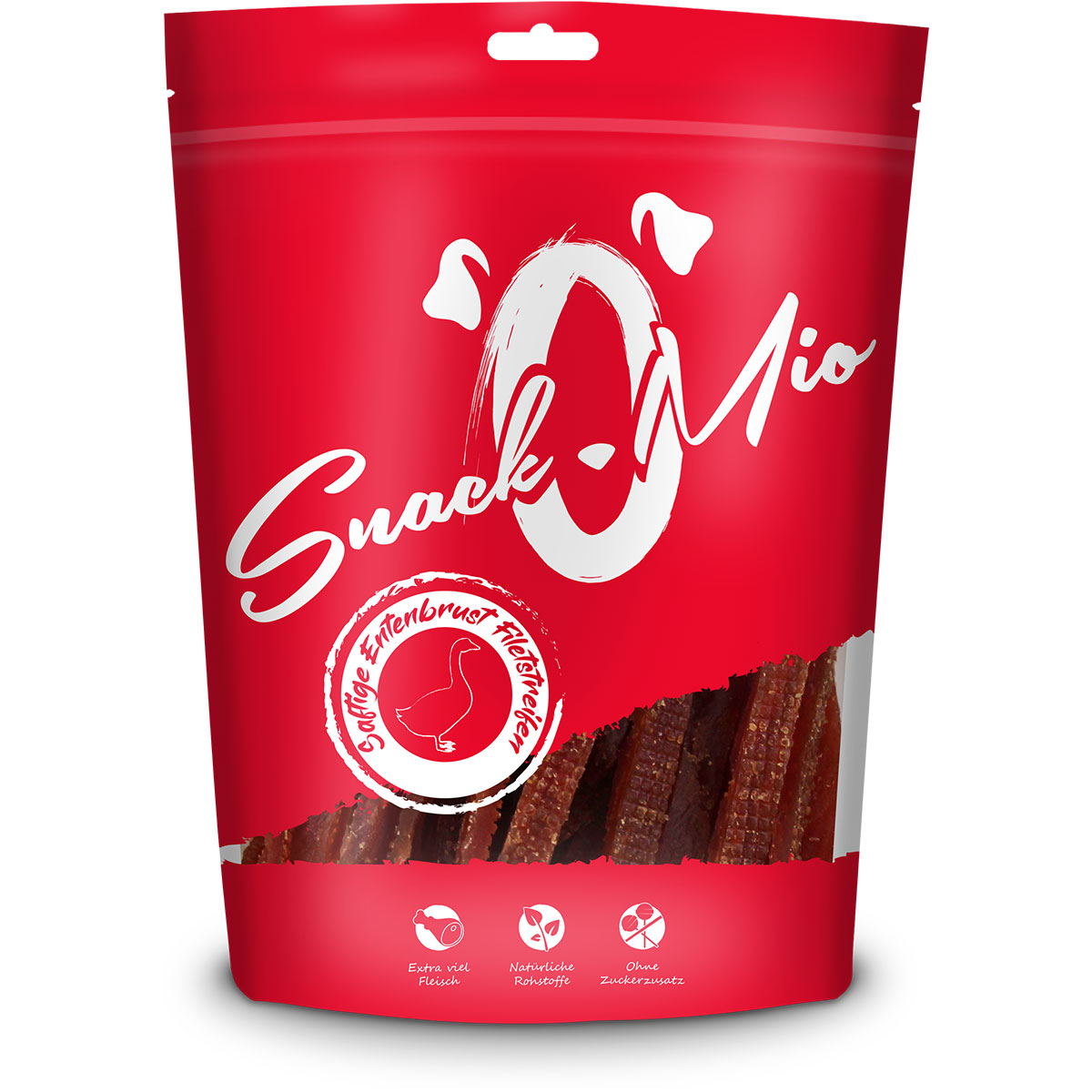 SnackOMio saftige Entenbrust Filetstreifen kaufen bei ZooRoyal