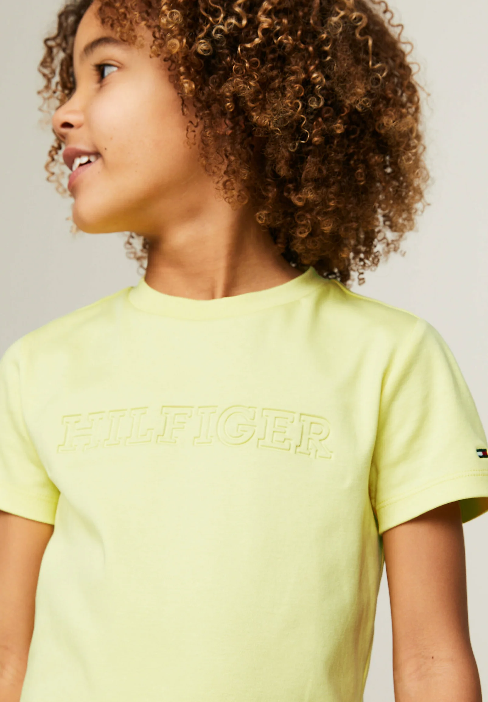 Tommy Hilfiger MONOTYPE LOGO EN RELIEVE - Camiseta con estampado