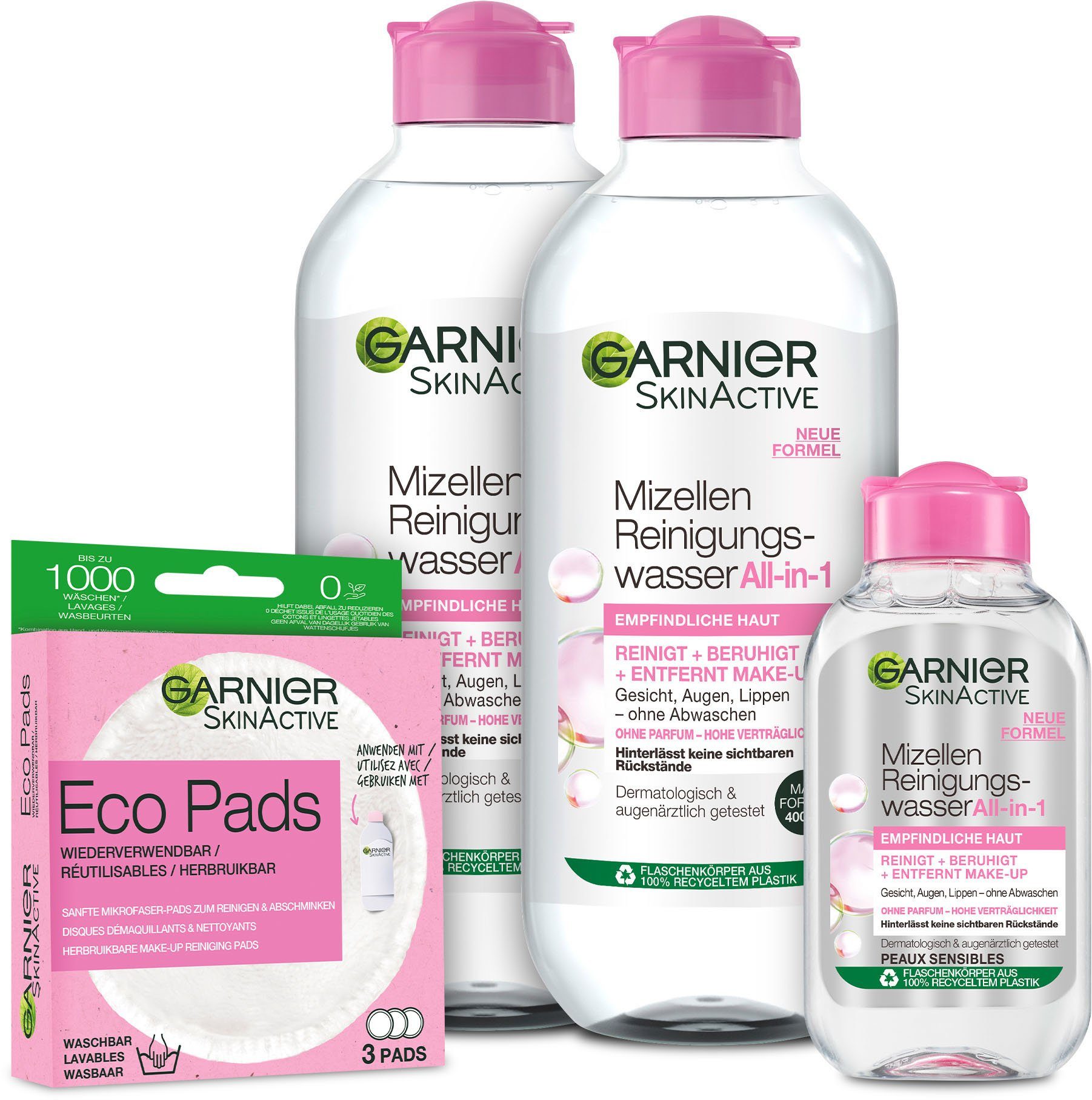 GARNIER Pflege-Set Gesichtsreinigungsset