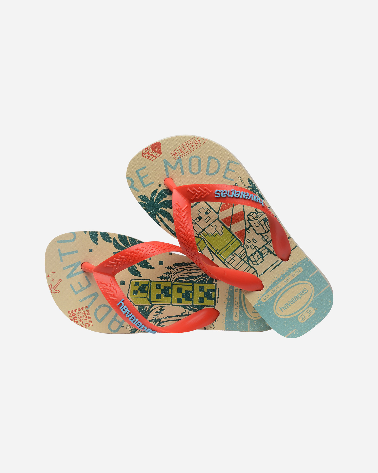Infradito Havaianas Minecraft Jr 4145125-9897