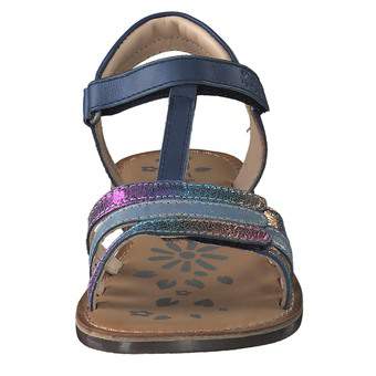 KicKers Sandale Diamanto in blau
