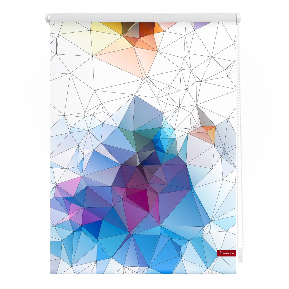 Lichtblick Rollo Klemmfix, ohne Bohren, blickdicht, Grafik - Bunt, 120 x 150 cm (B x L)