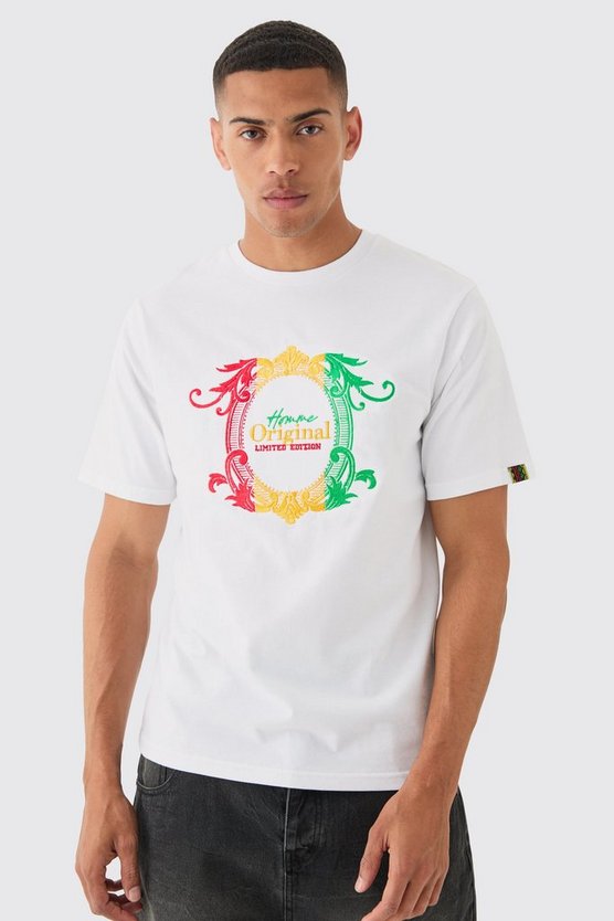 T-Shirt mit Stickerei