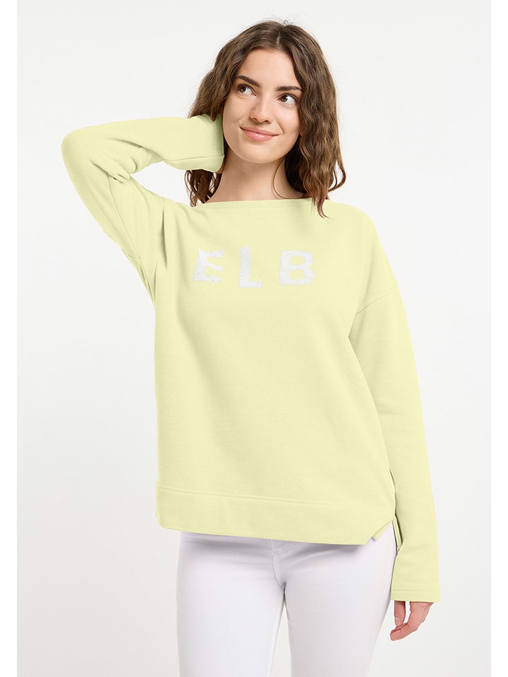ELBSAND Sweatshirt in Gelb günstig kaufen