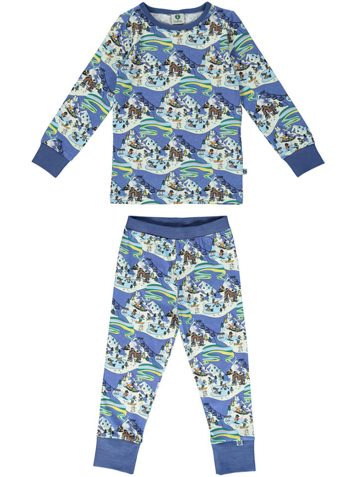 Småfolk Pyjama in Blau günstig kaufen