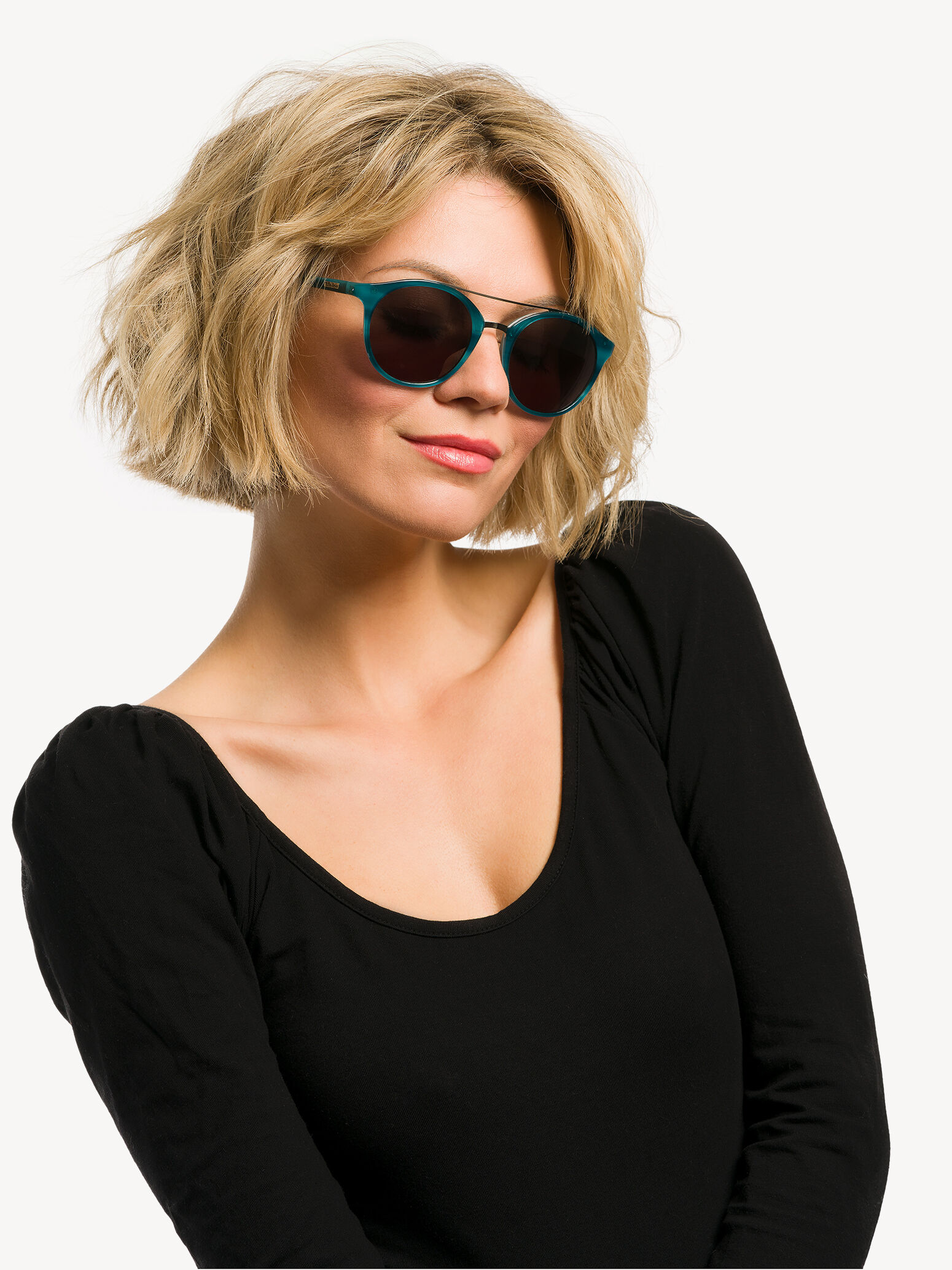 Lunettes de soleil - bleu