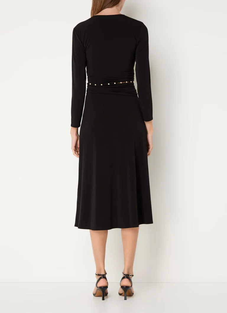 ba&sh Joyce midi dress with cut-out detail