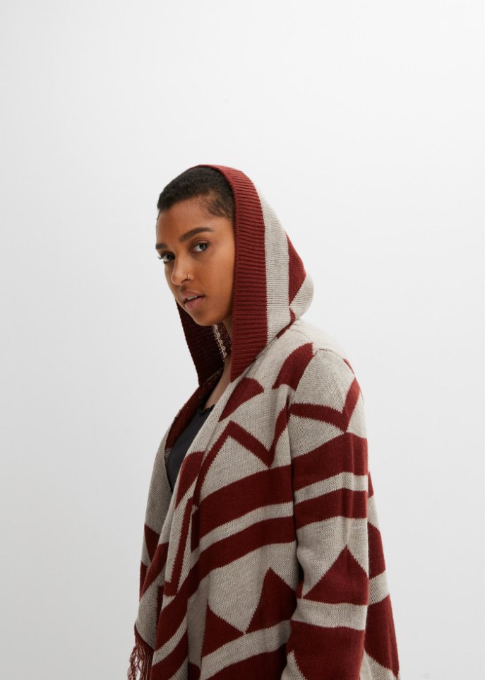 Strickjacke mit Muster