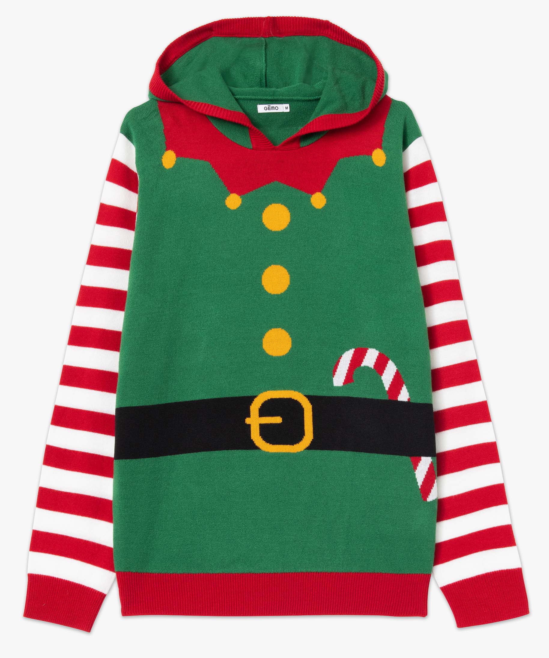 Pull de Nol homme à capuche vert | GEMO