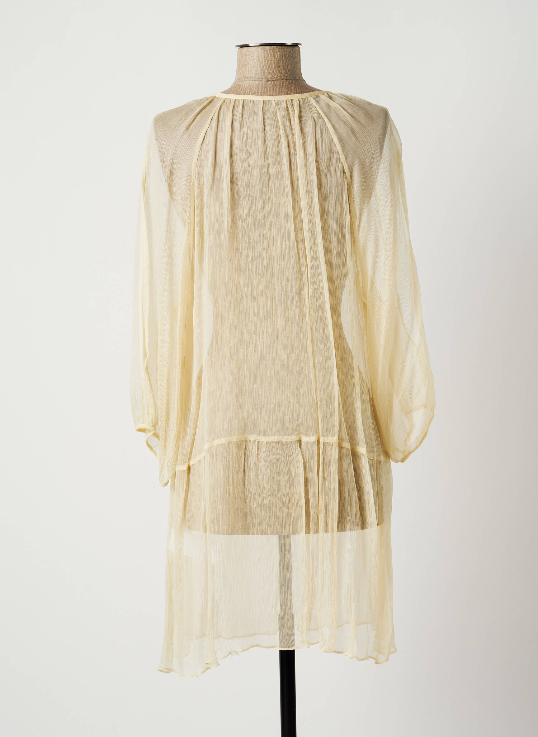 Lauren Vidal Tuniquemanchelongue Femme couleur beige