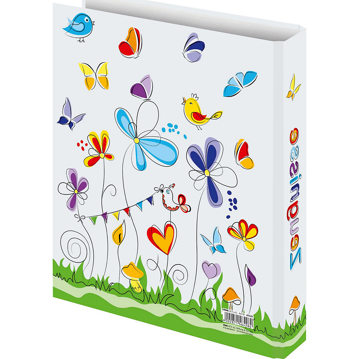 Zeugnismappe/Ringbuch Schmetterlinge A4