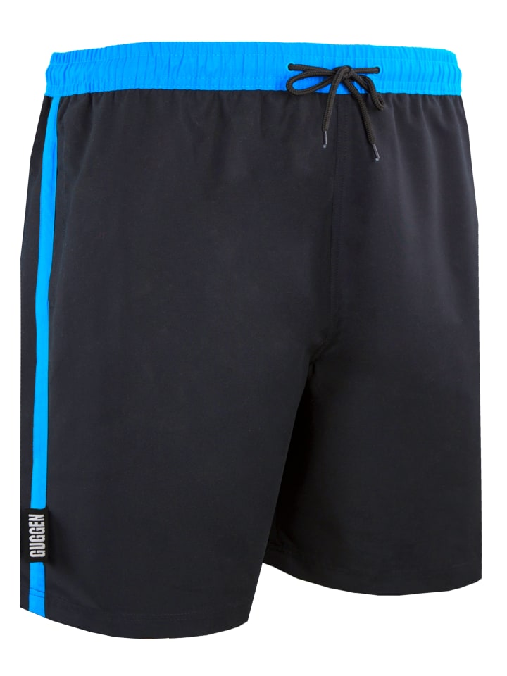 GUGGEN MOUNTAIN Badehose Widder in Schwarz-Blau günstig kaufen