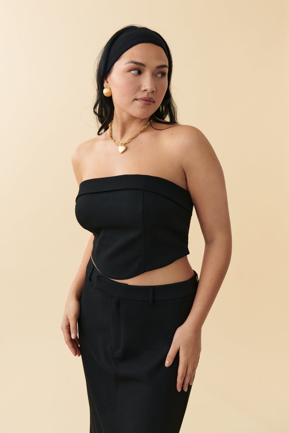 Corset tube top