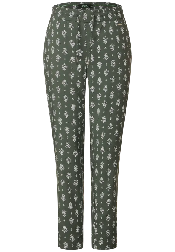 CECIL Casual Fit Hose mit Print