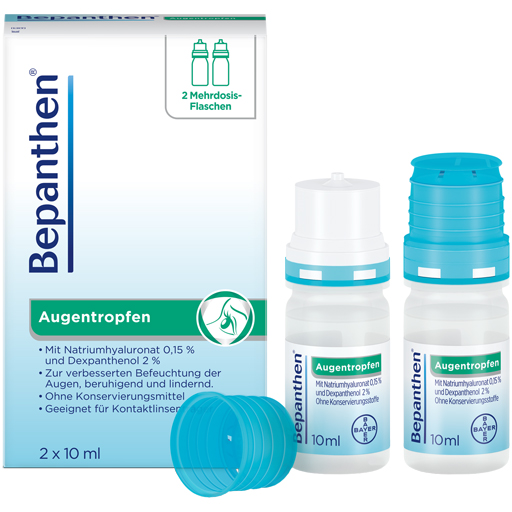 BEPANTHEN Augentropfen  2X10 ml  Augentropfen