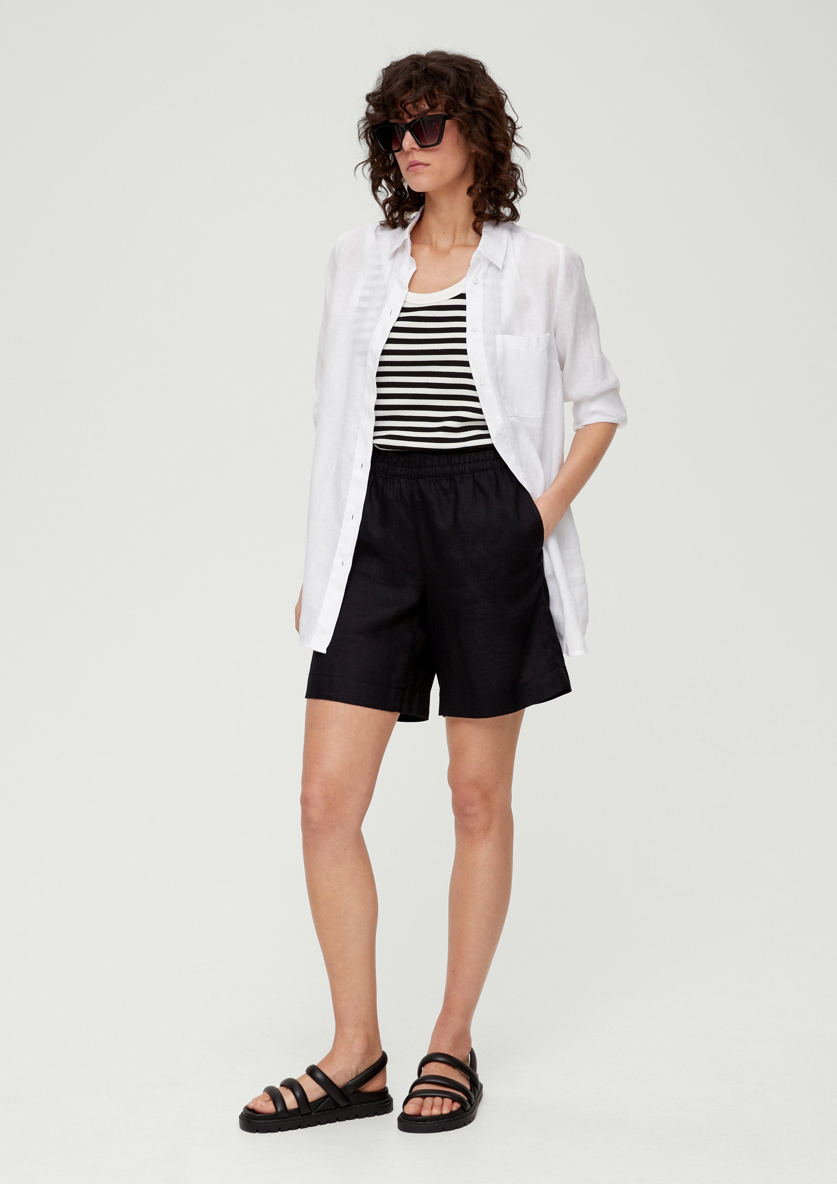 Wide Leg: Shorts aus Leinen  2130965-9999