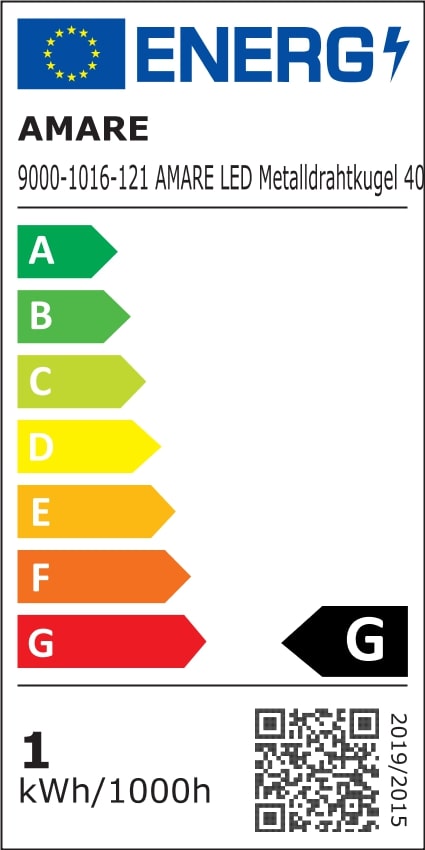 Weles LED-Metalldrahtkugel Ø 40 cm silber