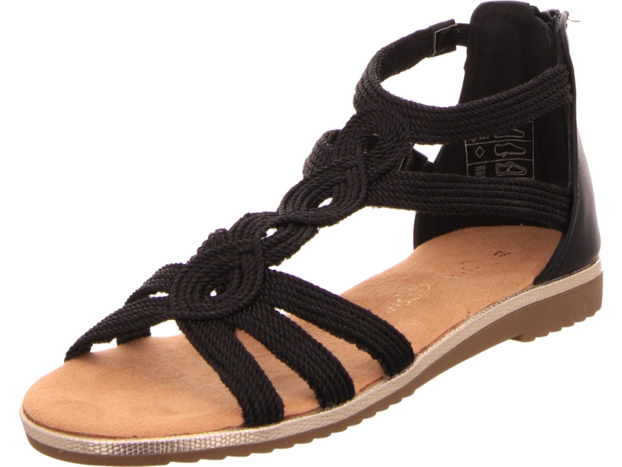 JANE KLAIN Klassische Sandalen schwarz