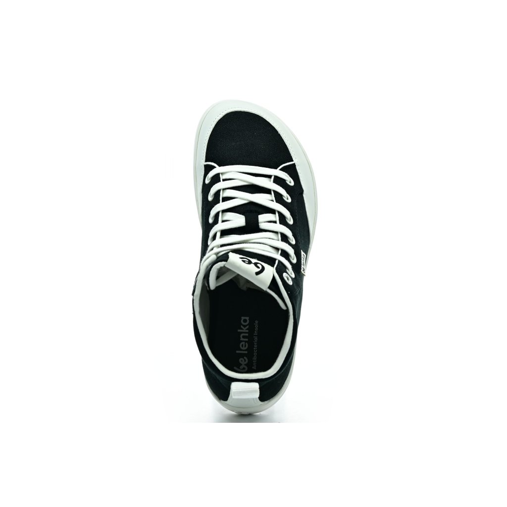 Be Lenka Rebound High Top Black&White Barfußschuhe