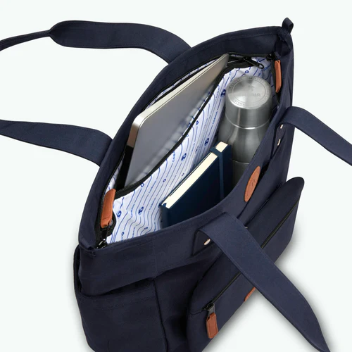 Tote Bag Adventurer Reykjavik navy blue
