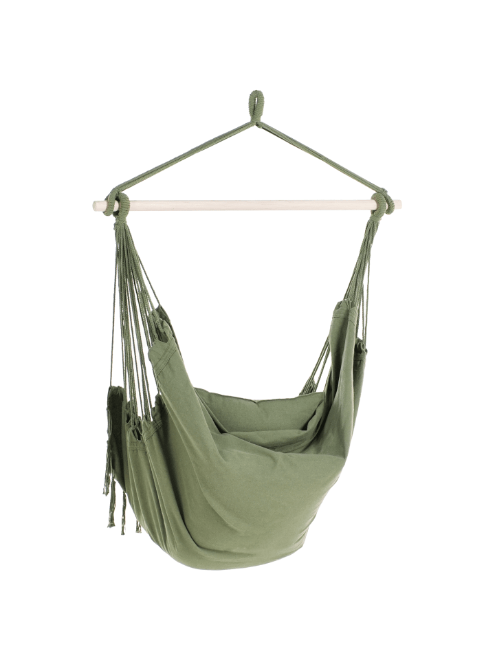 Beliani Hängesessel BONEA in Grün - (W) 95 x (H) 125 x (L) 55 cm günstig kaufen onesize