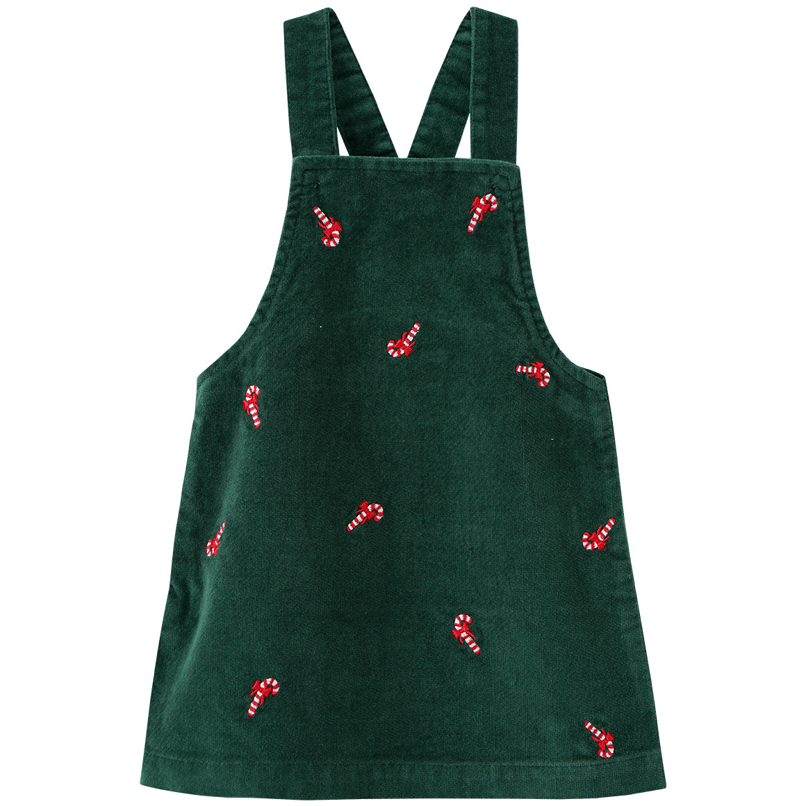 Baby Weihnachtskleid und Langarmshirt im Set dunkelgrün / rot