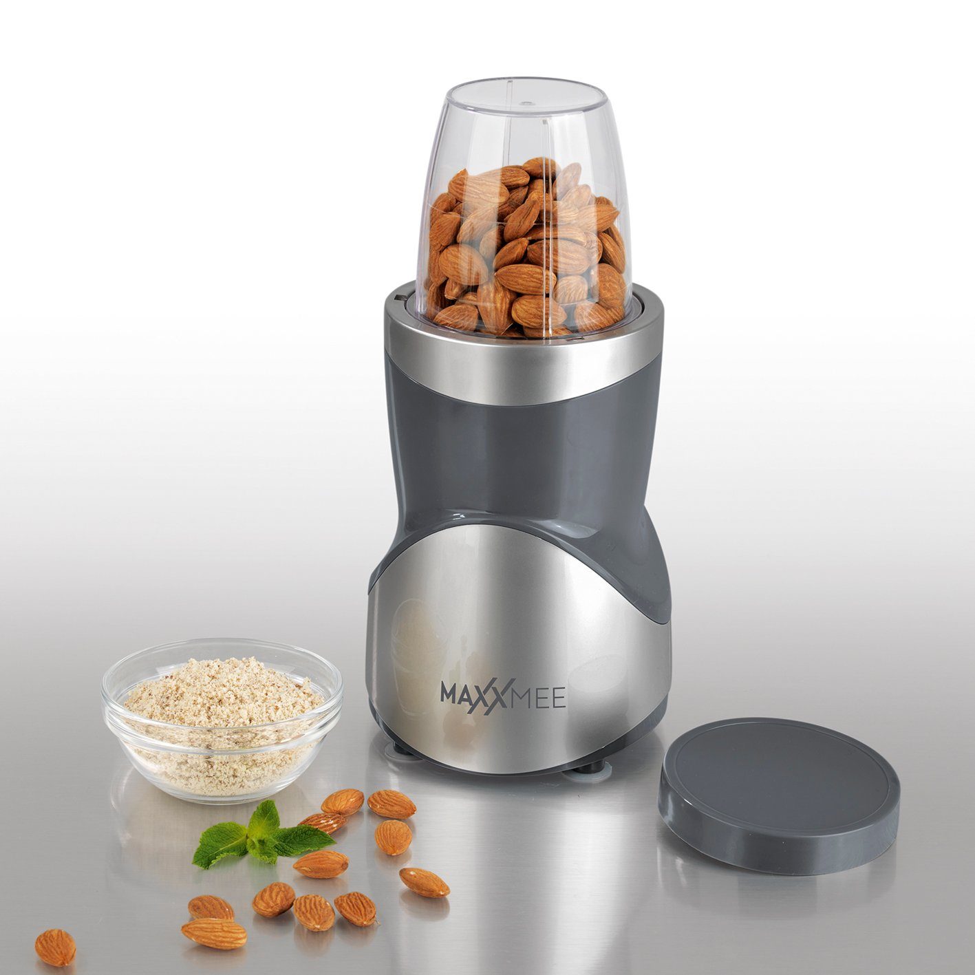 MAXXMEE Smoothie-Maker Standmixer inkl. To-Go Deckel, 380 W, 12 Teile