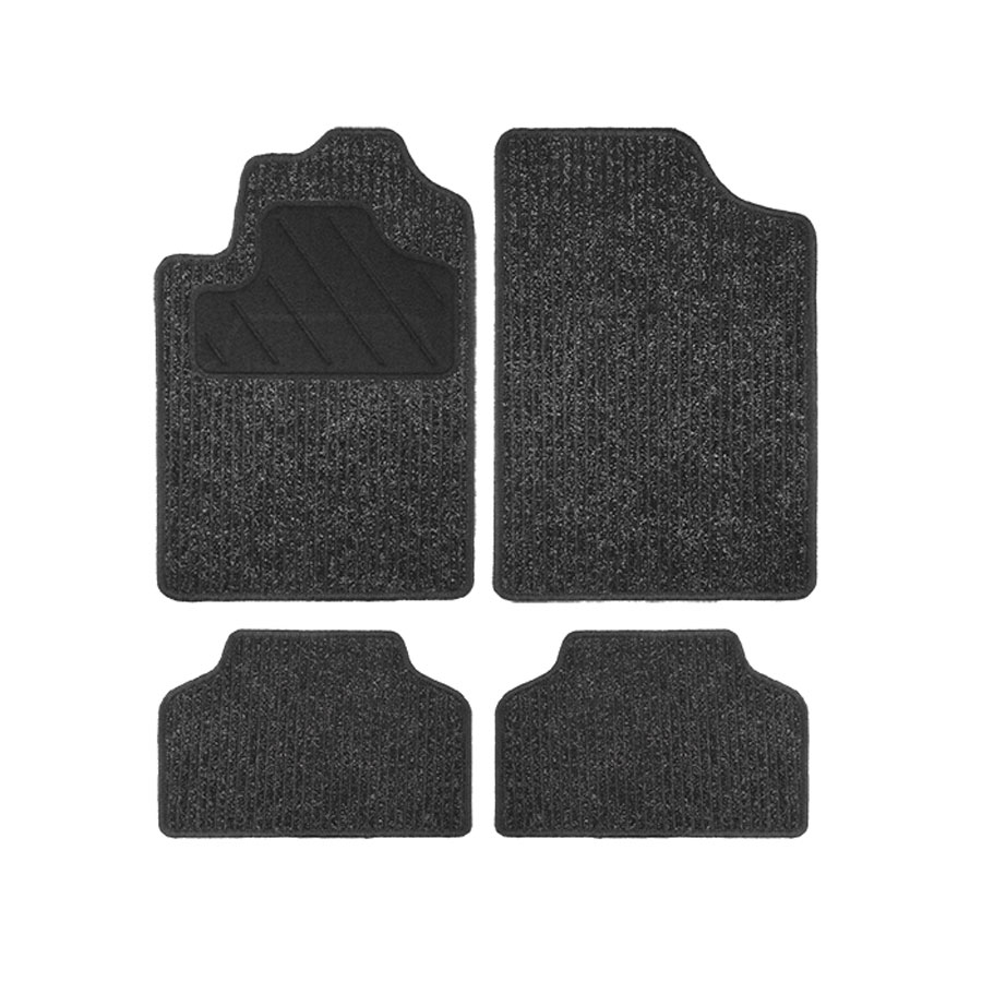 ATU Textil-Fußmatten ModernClass Gr. C im 4-teiligem Set, schwarz - ATU