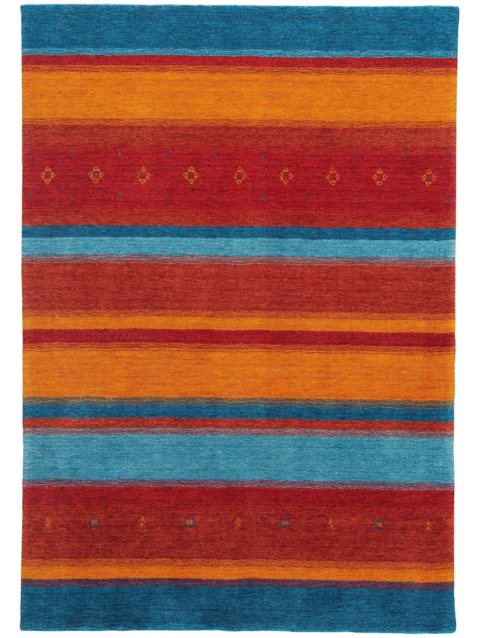 Lohari Gabbeh-Teppich, Multicolor