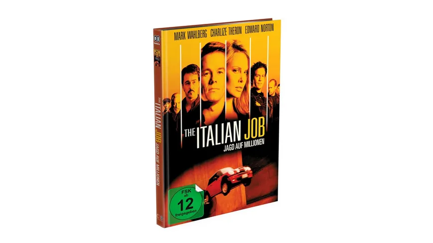 THE ITALIAN JOB – Jagd auf Millionen - 2-Disc Mediabook Cover A (Blu-ray + DVD) Limited 500 Edition – Uncut