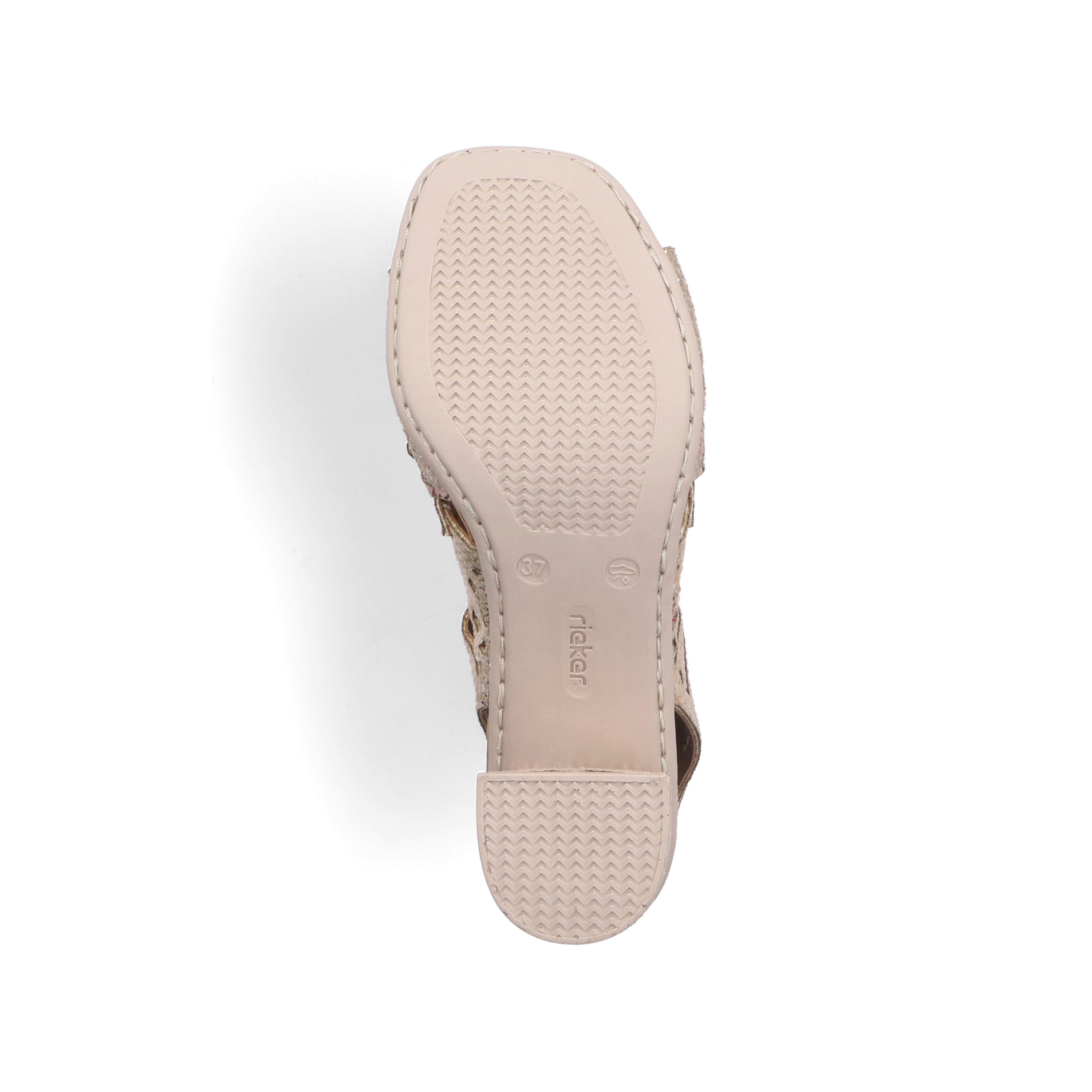 Rieker Damen Riemchensandaletten bronze-metallic